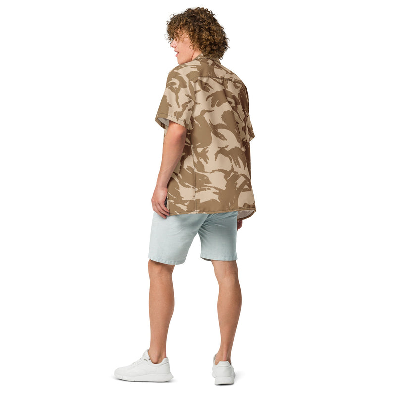 DPM Desert CAMO Unisex Short-Sleeve Button Shirt - Button-Up