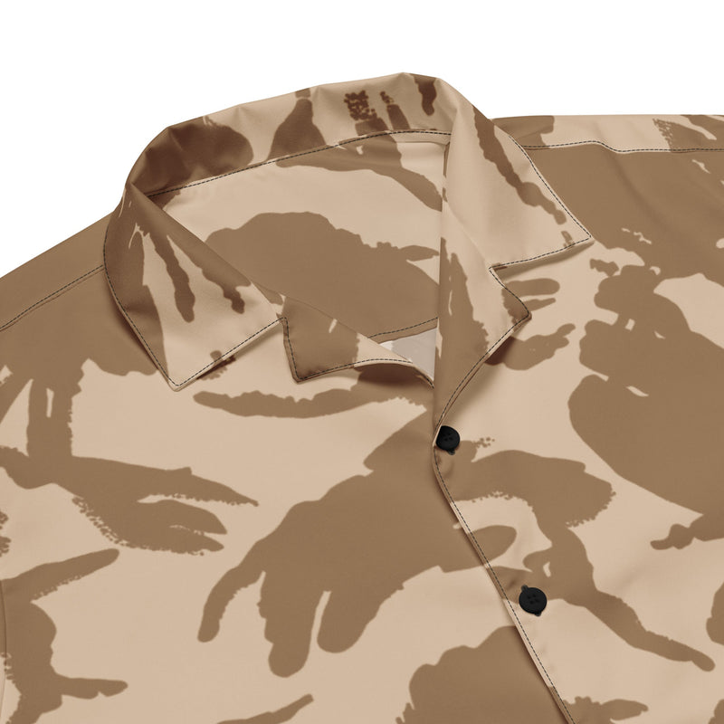 DPM Desert CAMO Unisex Short-Sleeve Button Shirt - Button-Up