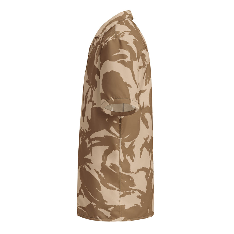 DPM Desert CAMO Unisex Short-Sleeve Button Shirt - Button-Up