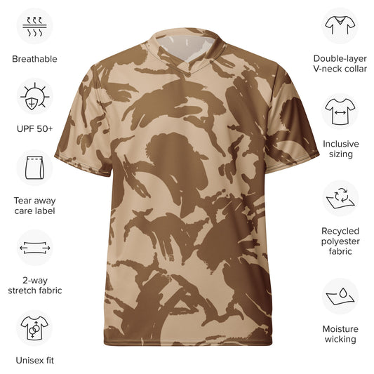 British DPM Desert CAMO unisex sports jersey Sports Jerseys