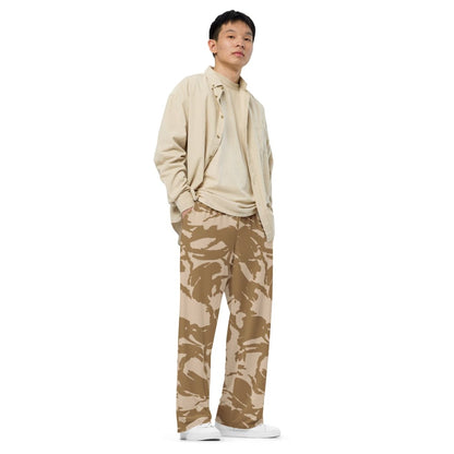British DPM Desert CAMO unisex wide-leg pants