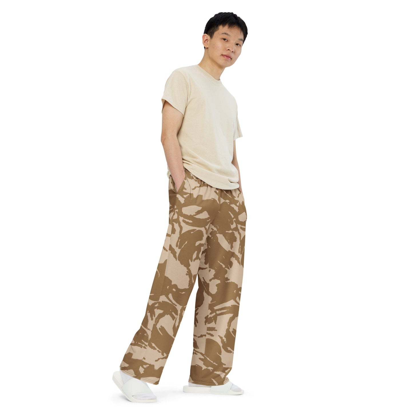 British DPM Desert CAMO unisex wide-leg pants - Unisex Wide-Leg Pants