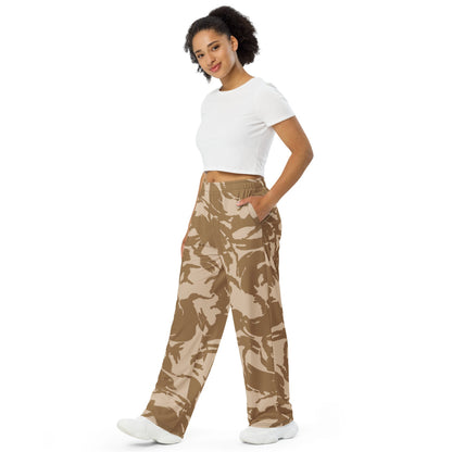 British DPM Desert CAMO unisex wide-leg pants - Unisex Wide-Leg Pants