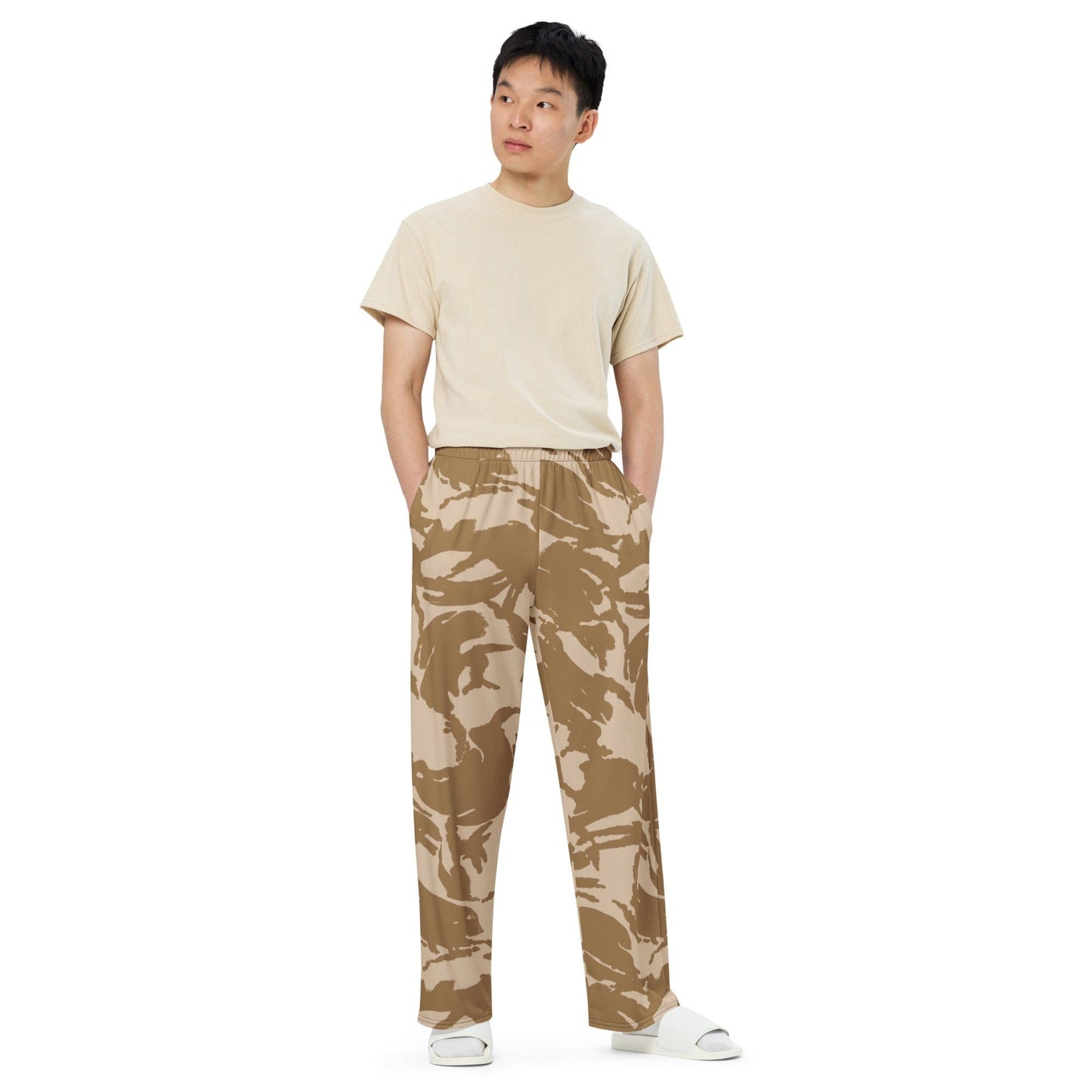 British DPM Desert CAMO unisex wide-leg pants - Unisex Wide-Leg Pants