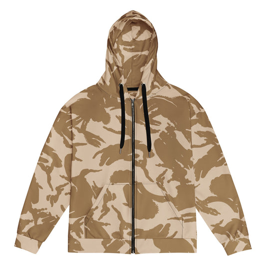 British DPM Desert CAMO Unisex zip hoodie 2XS Zip Hoodies