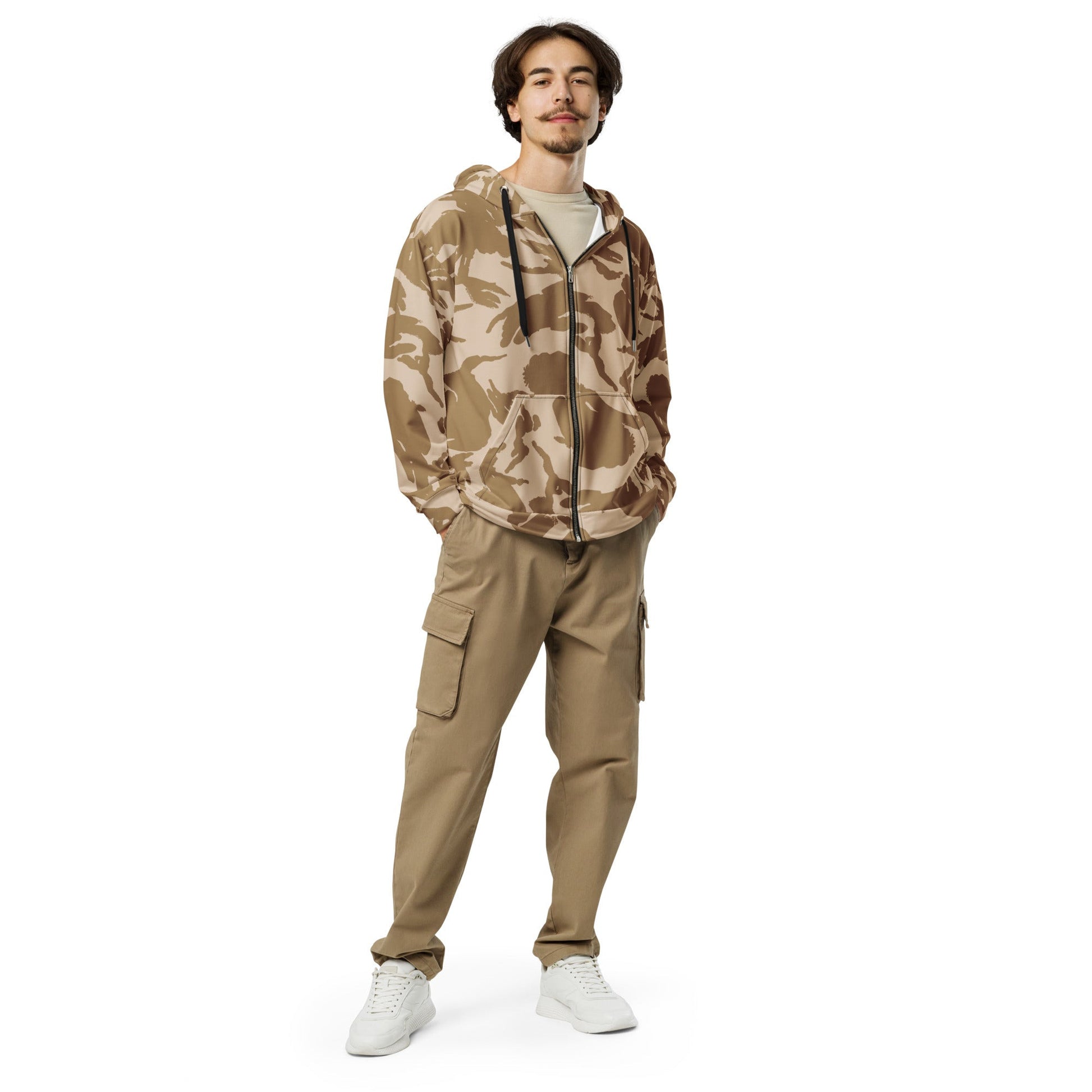 British DPM Desert CAMO Unisex zip hoodie Zip Hoodies