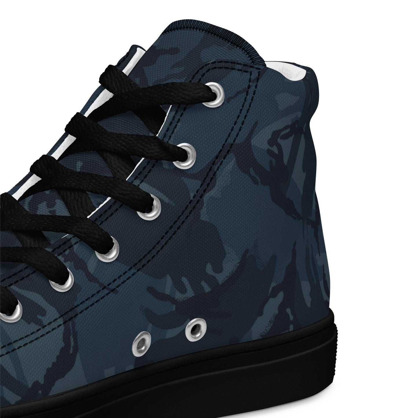 British DPM Night CAMO Mens High-Top Canvas Shoes