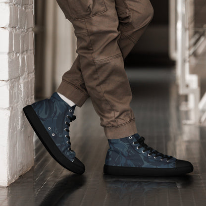 British DPM Night CAMO Mens High-Top Canvas Shoes - 5