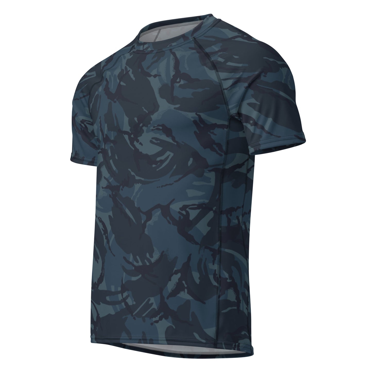 British DPM Night CAMO Mens Short-Sleeve Rash Guard - Short-sleeve Guards