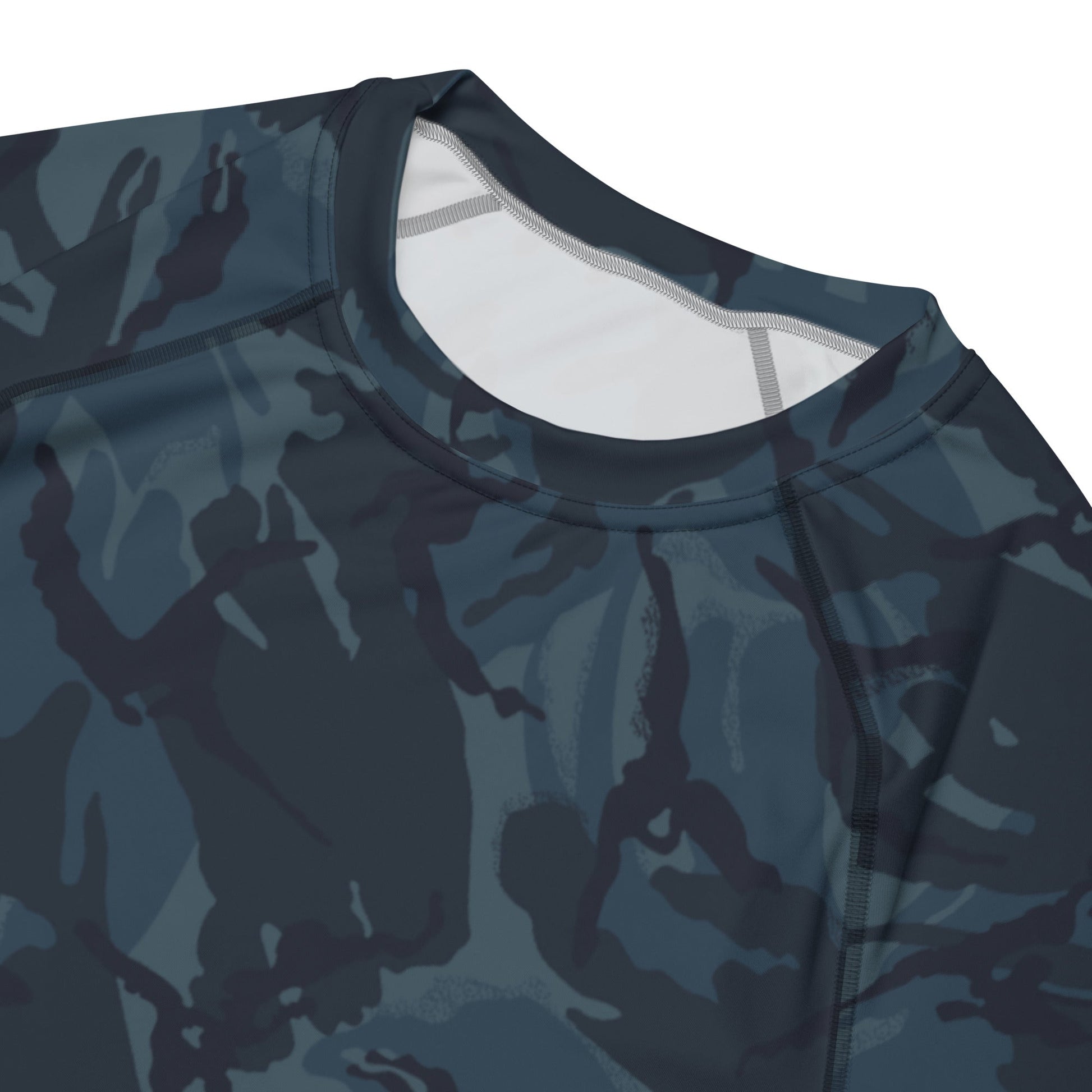 British DPM Night CAMO Mens Short-Sleeve Rash Guard - Short-sleeve Guards