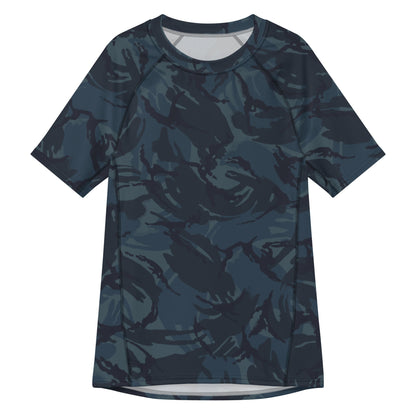 British DPM Night CAMO Mens Short-Sleeve Rash Guard - 2XS - Short-sleeve Guards
