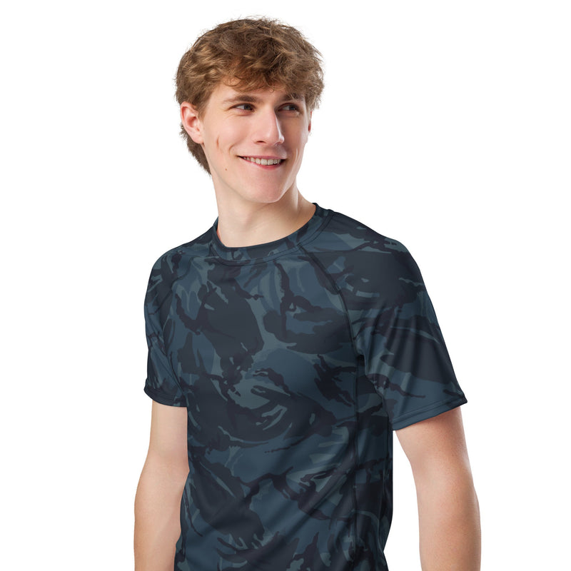 DPM Night CAMO Mens Short-Sleeve Rash Guard