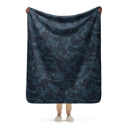 DPM Night CAMO Sherpa Blanket - 50″×60″