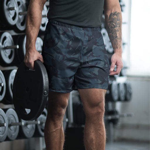 DPM Night CAMO Unisex Athletic Long Shorts - 2XS