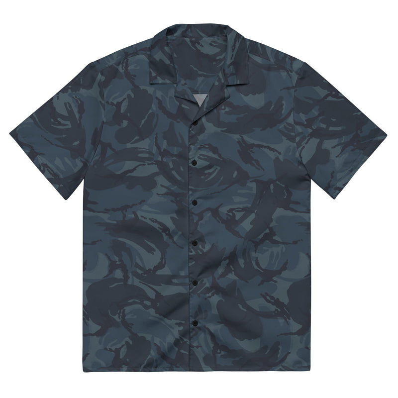 DPM Night CAMO Unisex Short-Sleeve Button Shirt - 2XS - Button-Up