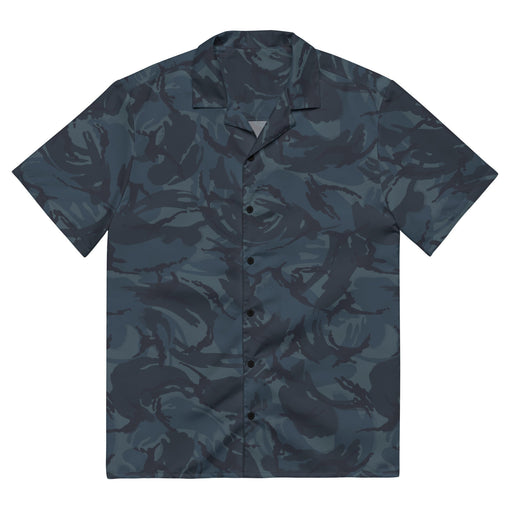 DPM Night CAMO Unisex Short-Sleeve Button Shirt - 2XS - Button-Up