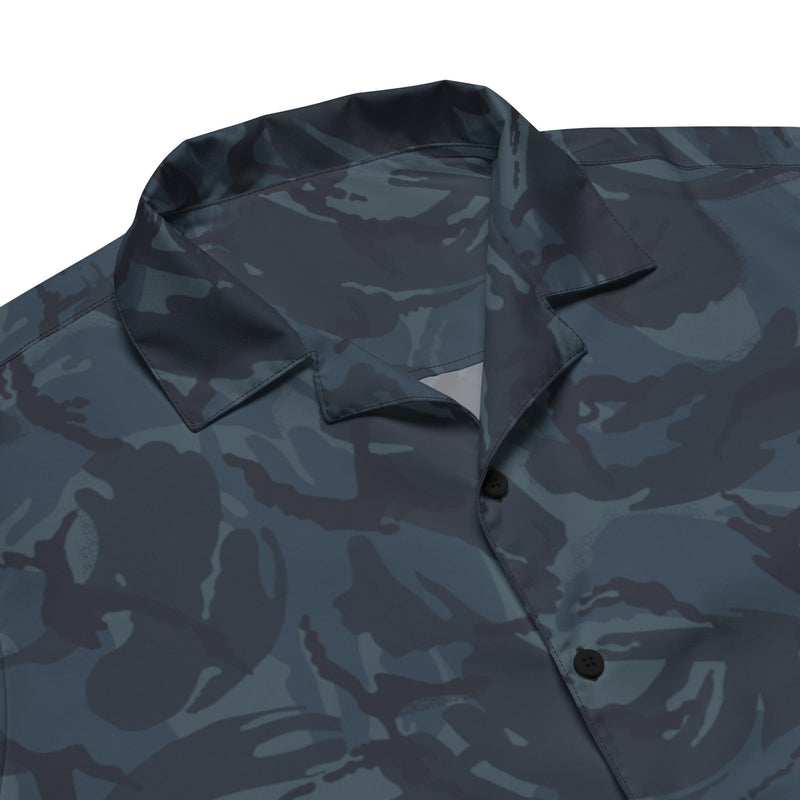 DPM Night CAMO Unisex Short-Sleeve Button Shirt - Button-Up
