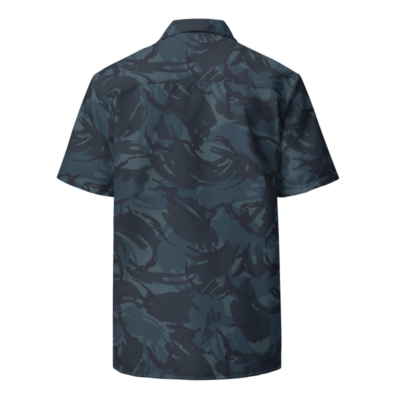 DPM Night CAMO Unisex Short-Sleeve Button Shirt - Button-Up