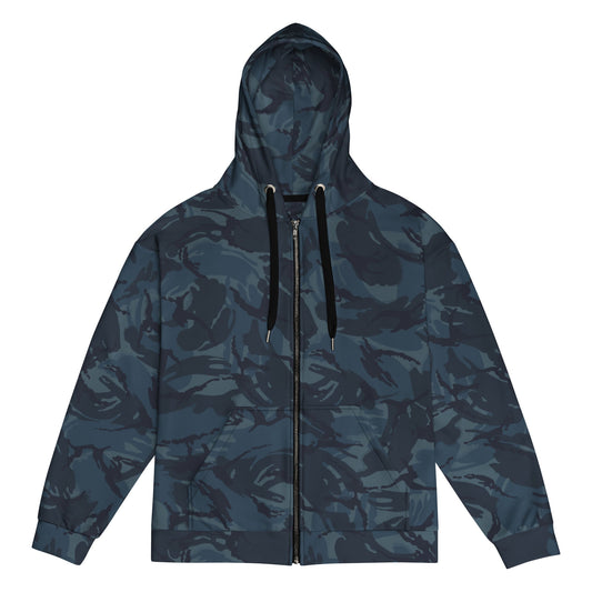 British DPM Night CAMO Unisex zip hoodie - 2XS - Zip Hoodies
