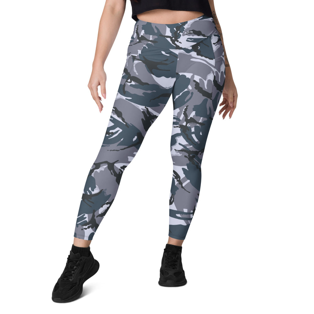 British DPM OPFOR CAMO Leggings with pockets - Womens With Pockets