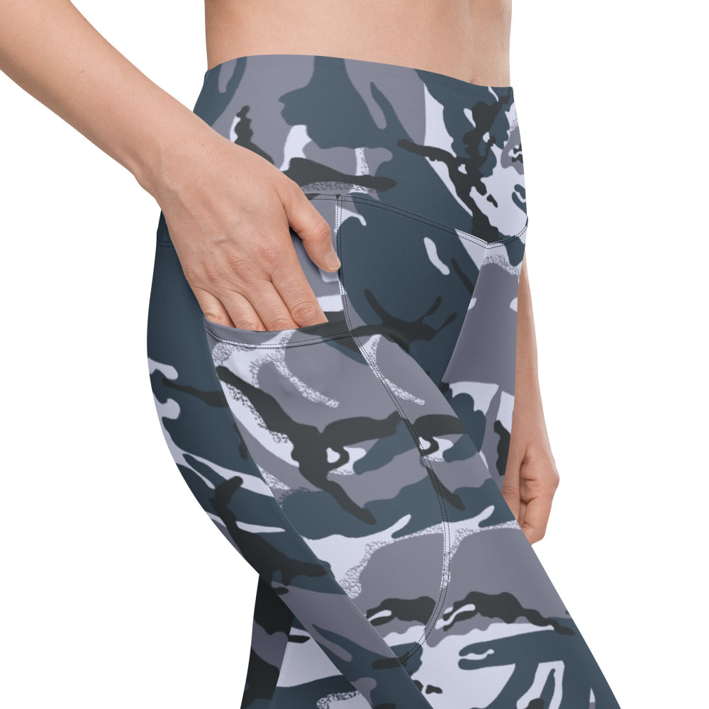 British DPM OPFOR CAMO Leggings with pockets - Womens With Pockets