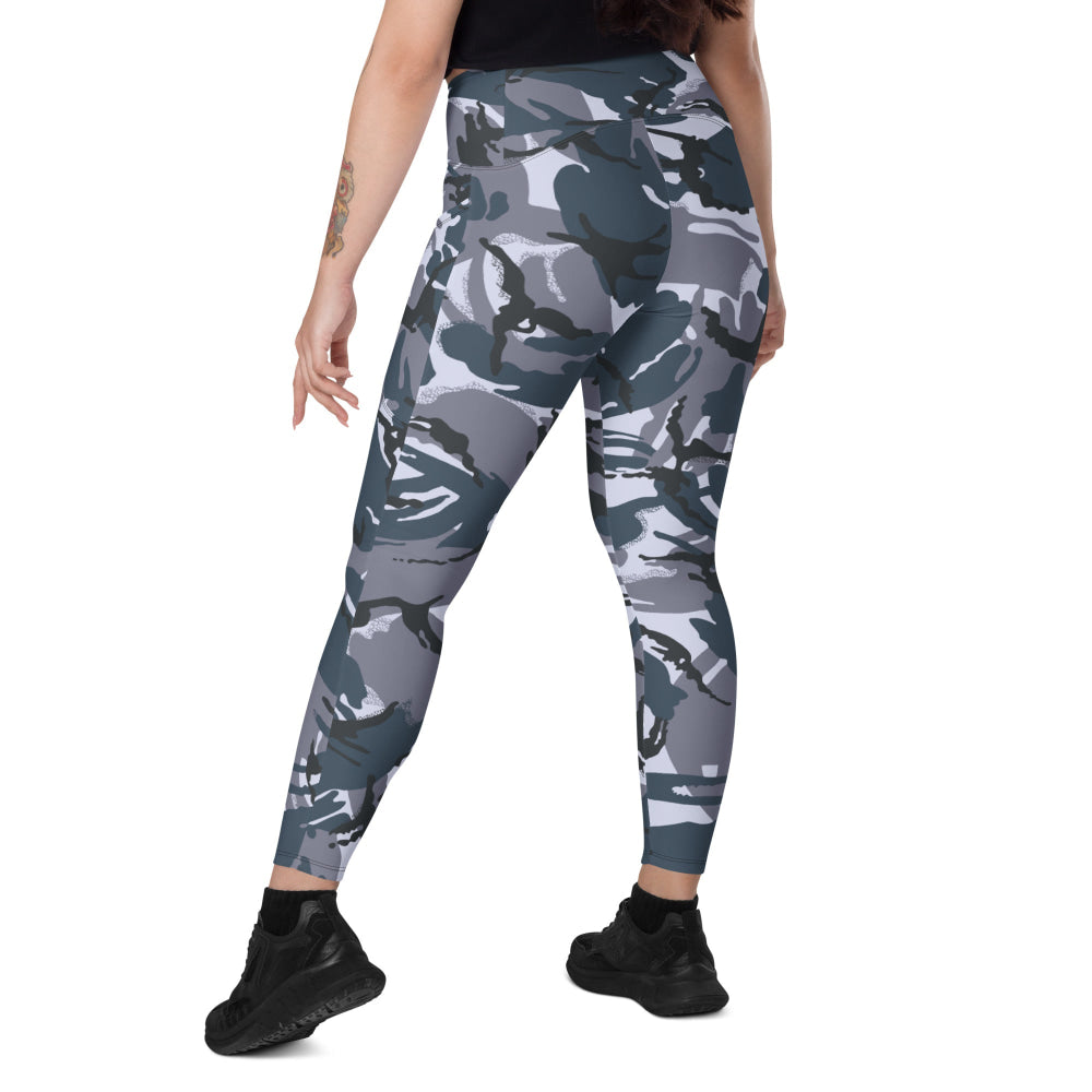 British DPM OPFOR CAMO Leggings with pockets - Womens With Pockets