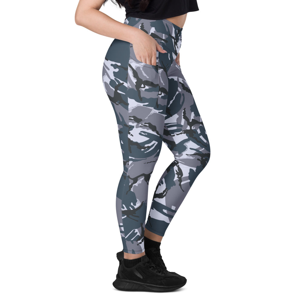 British DPM OPFOR CAMO Leggings with pockets - Womens With Pockets