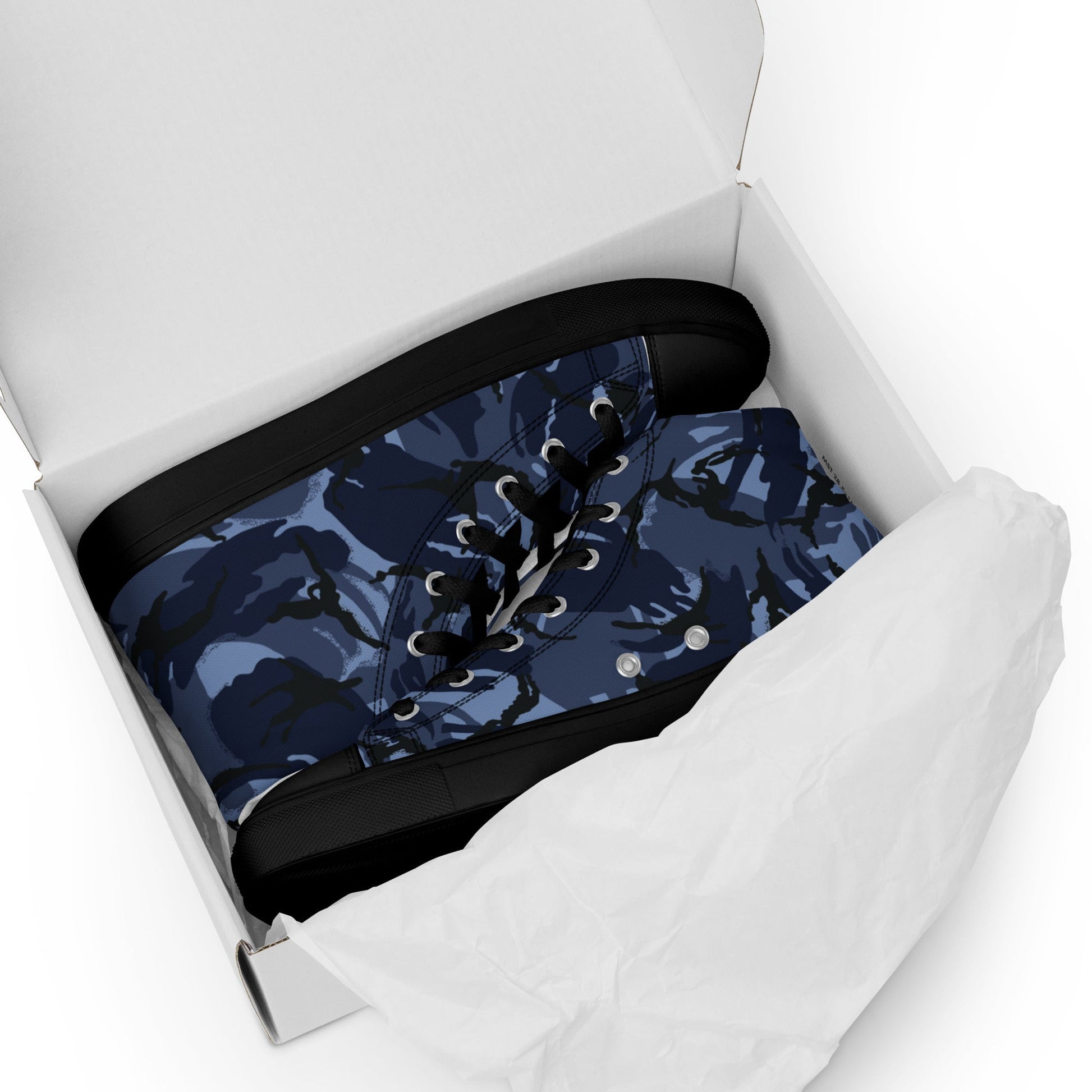 British DPM OPFOR CAMO Mens high top canvas shoes - High Top Canvas Shoes