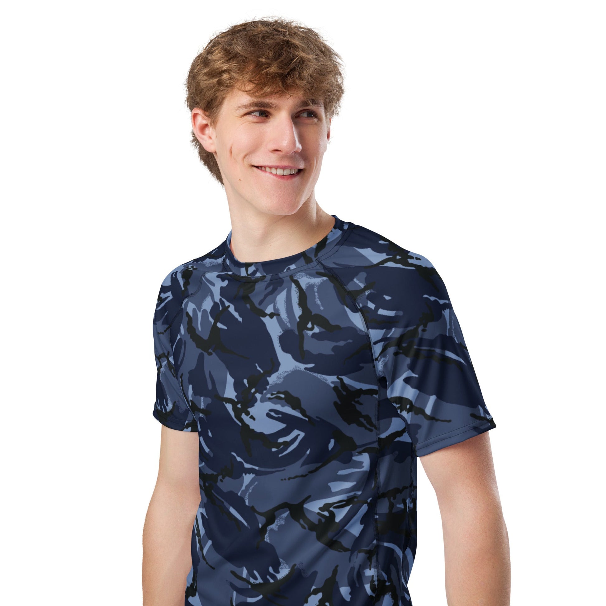 British DPM OPFOR CAMO Mens Short-Sleeve Rash Guard