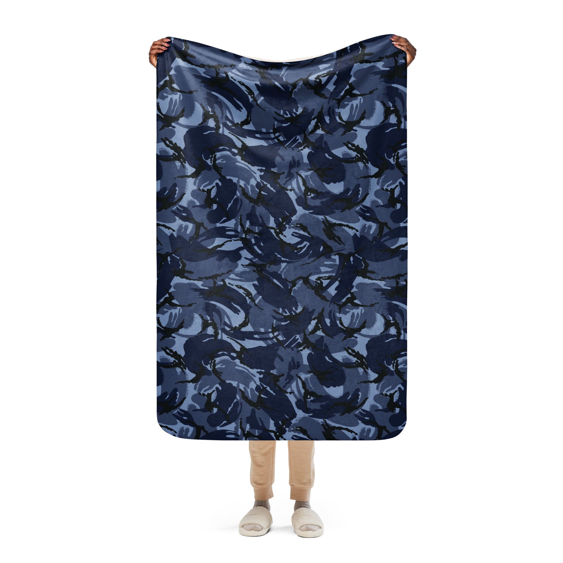British DPM OPFOR CAMO Sherpa blanket - 37″×57″ - Blankets