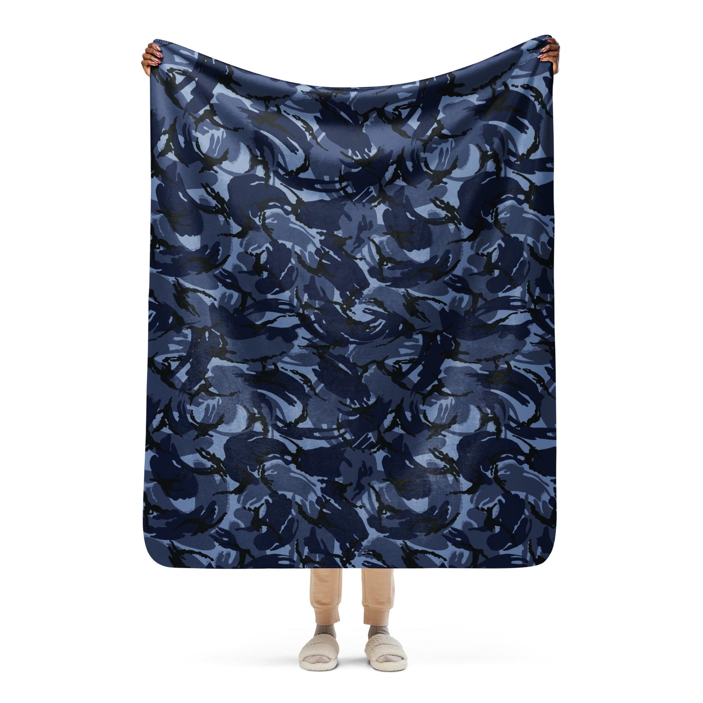British DPM OPFOR CAMO Sherpa blanket - 50″×60″ - Blankets