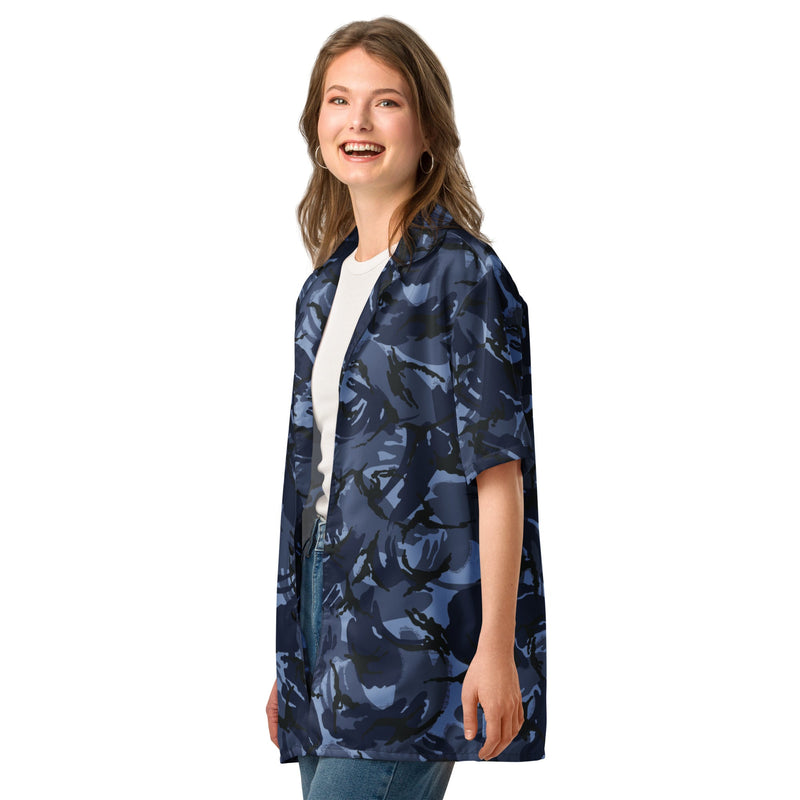 DPM OPFOR CAMO Unisex Short-Sleeve Button Shirt - Button-Up