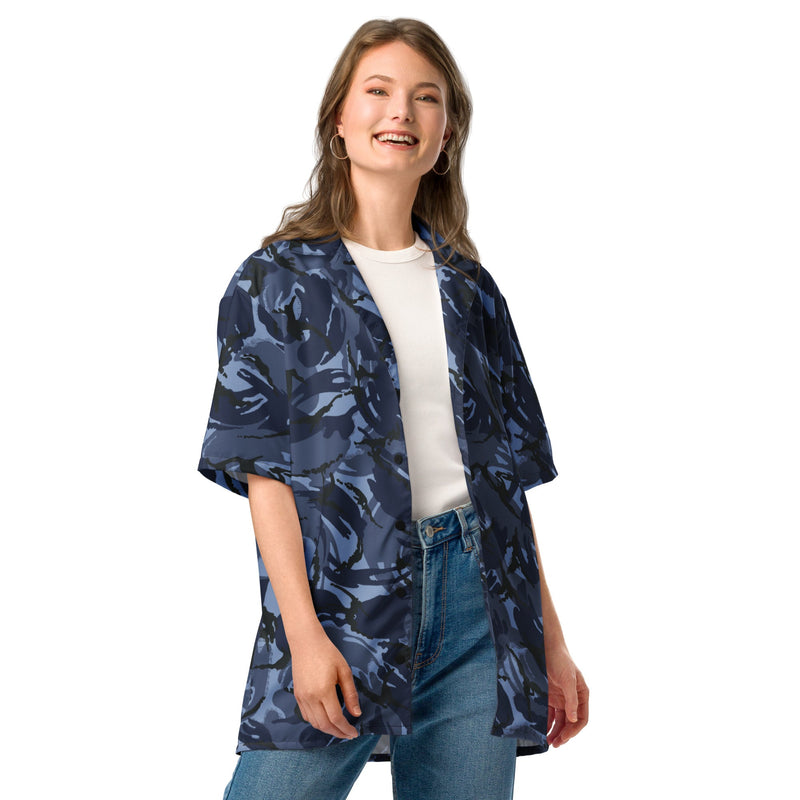 DPM OPFOR CAMO Unisex Short-Sleeve Button Shirt - Button-Up