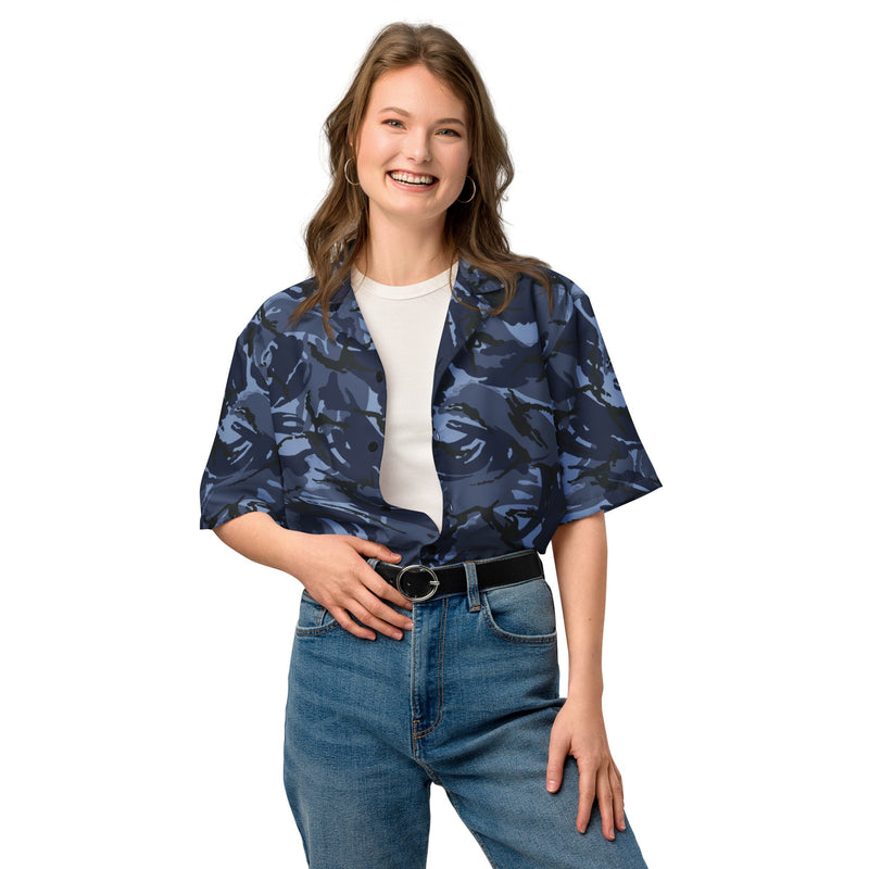 DPM OPFOR CAMO Unisex Short-Sleeve Button Shirt - Button-Up