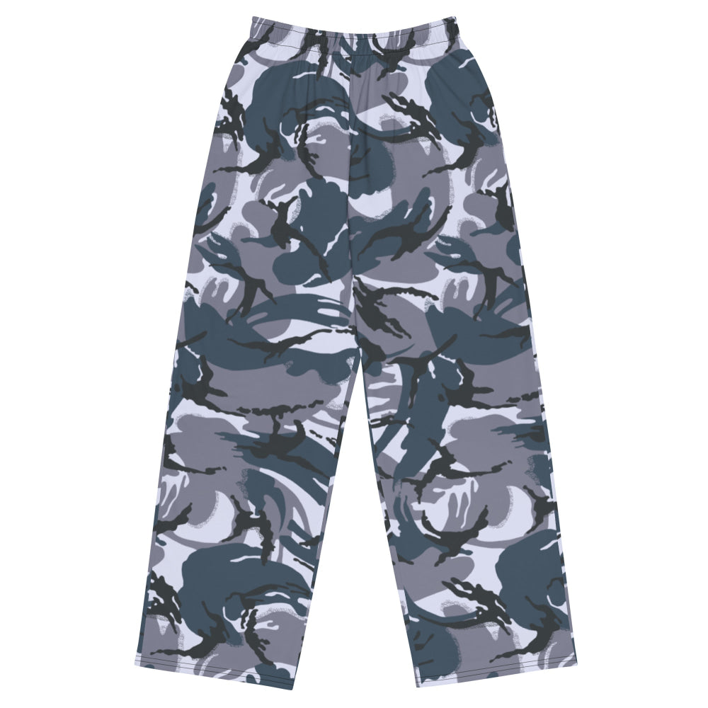 British DPM OPFOR CAMO unisex wide-leg pants - 2XS - Unisex Wide-Leg Pants