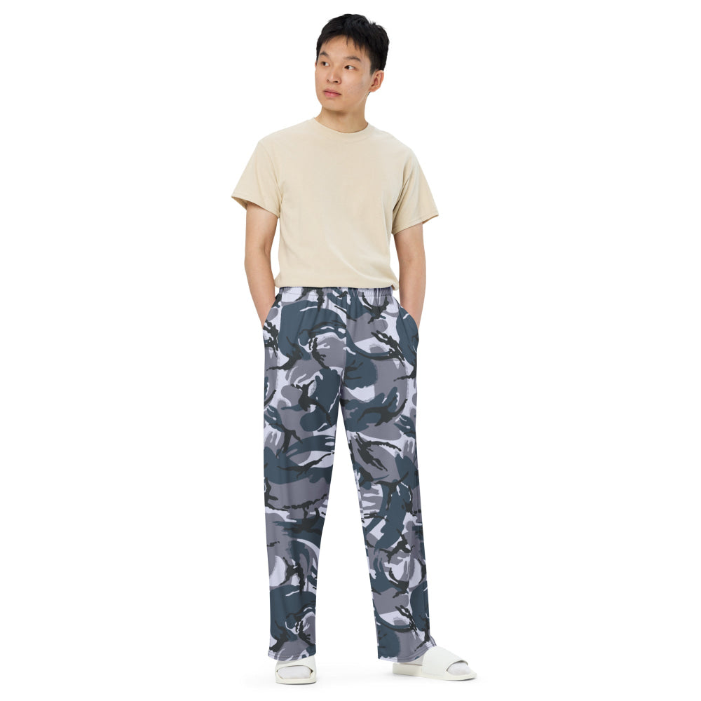 British DPM OPFOR CAMO unisex wide-leg pants - Unisex Wide-Leg Pants