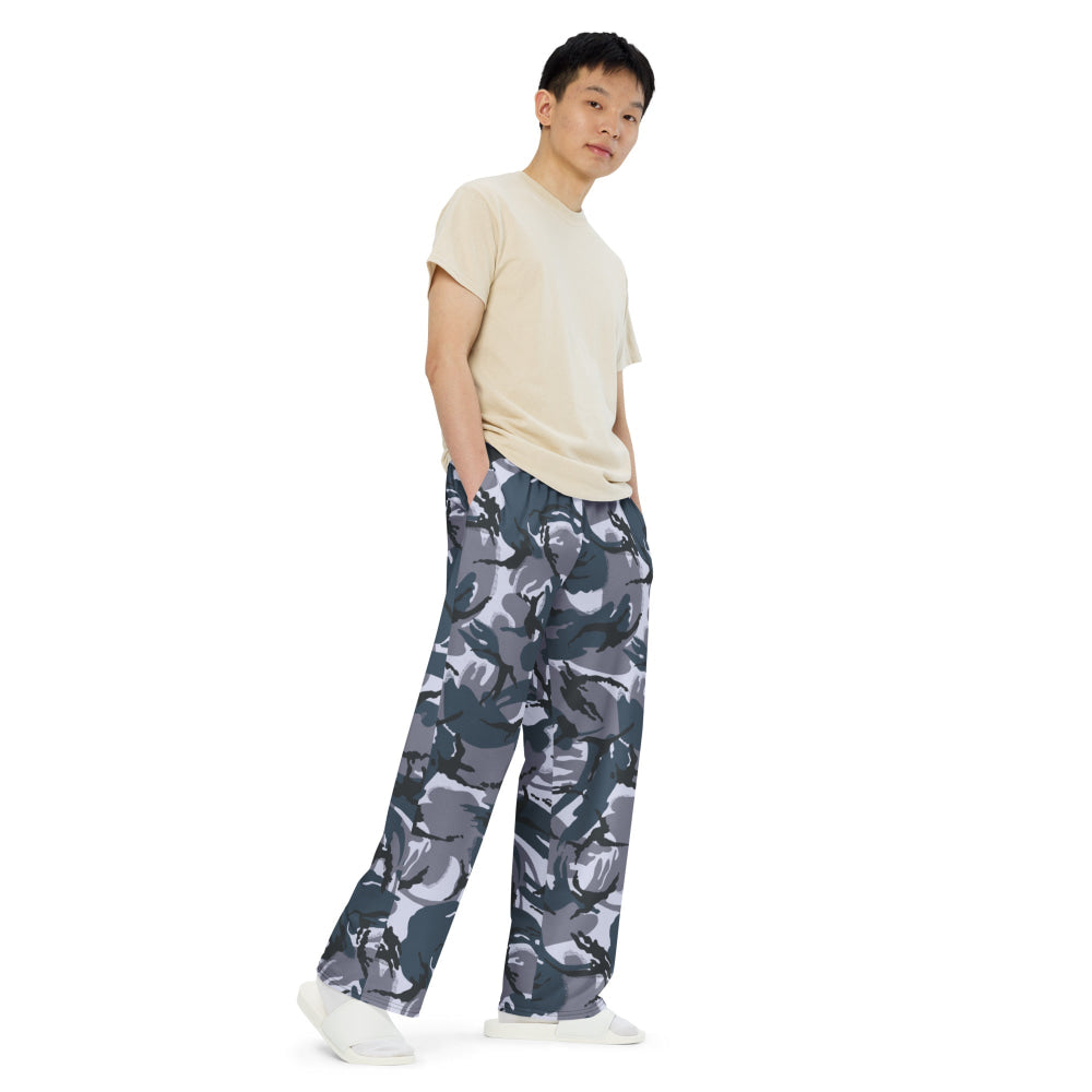 British DPM OPFOR CAMO unisex wide-leg pants - Unisex Wide-Leg Pants