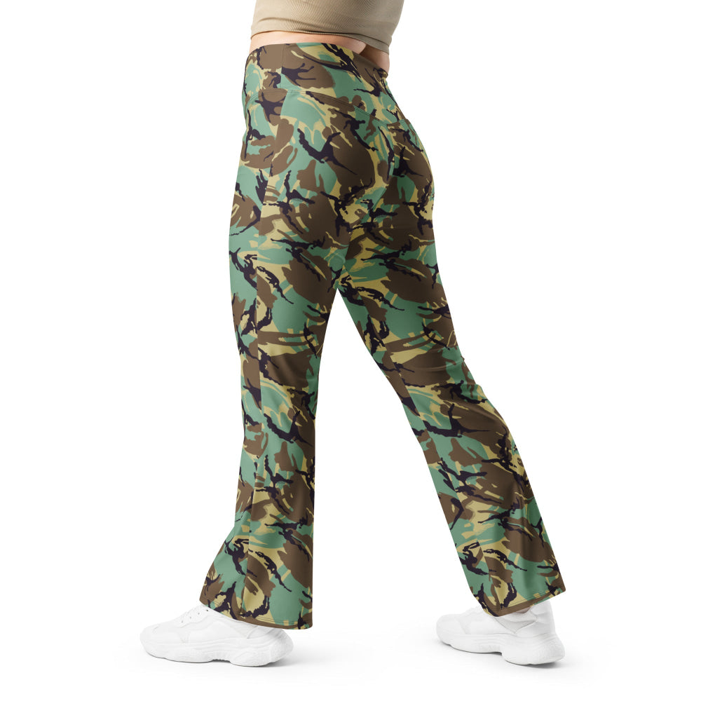 British DPM P60 Wild Geese Movie CAMO Flare leggings - 2XS - Womens Leggings