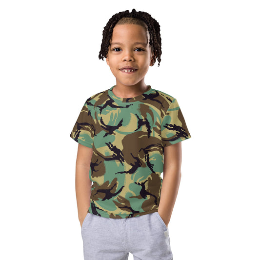 British DPM P60 Wild Geese Movie CAMO Kids crew neck t-shirt - 2T - Crew Neck T-shirt