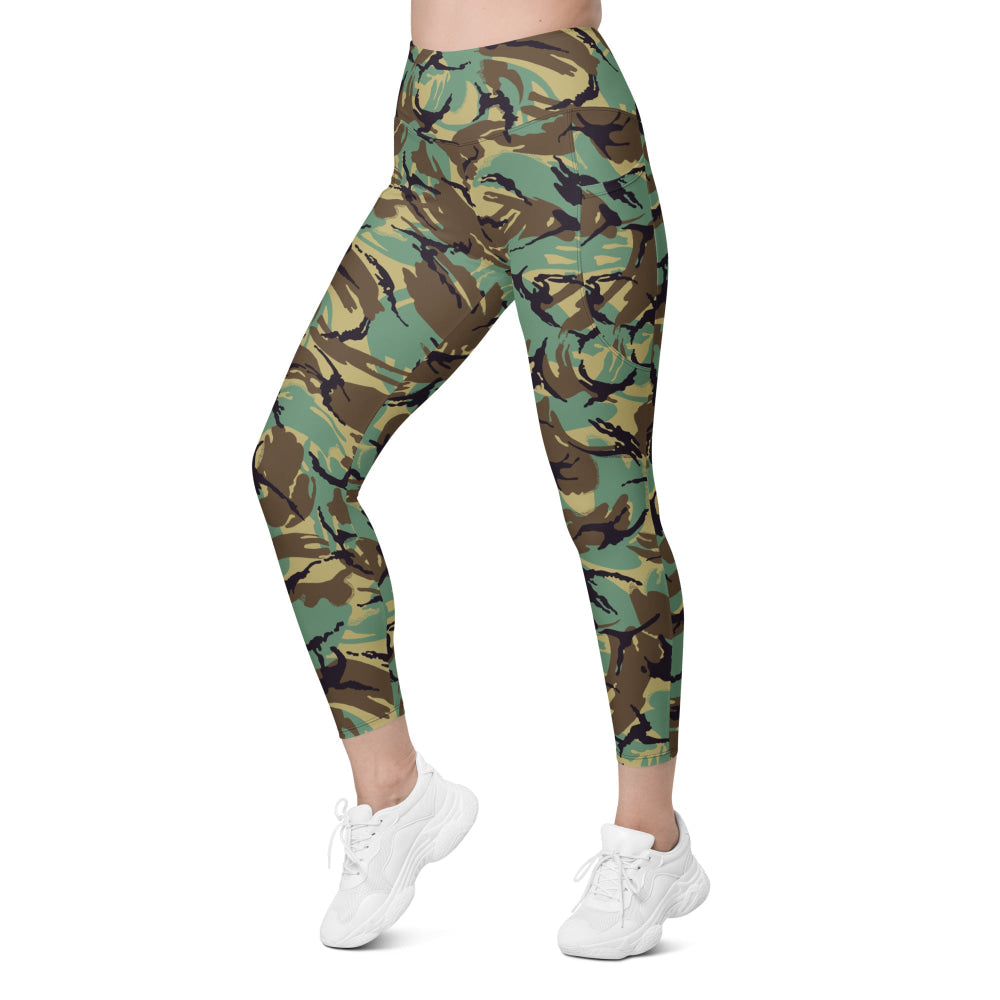 British DPM P60 Wild Geese Movie CAMO Leggings with pockets - Womens With Pockets