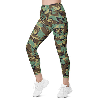 British DPM P60 Wild Geese Movie CAMO Leggings with pockets - Womens With Pockets