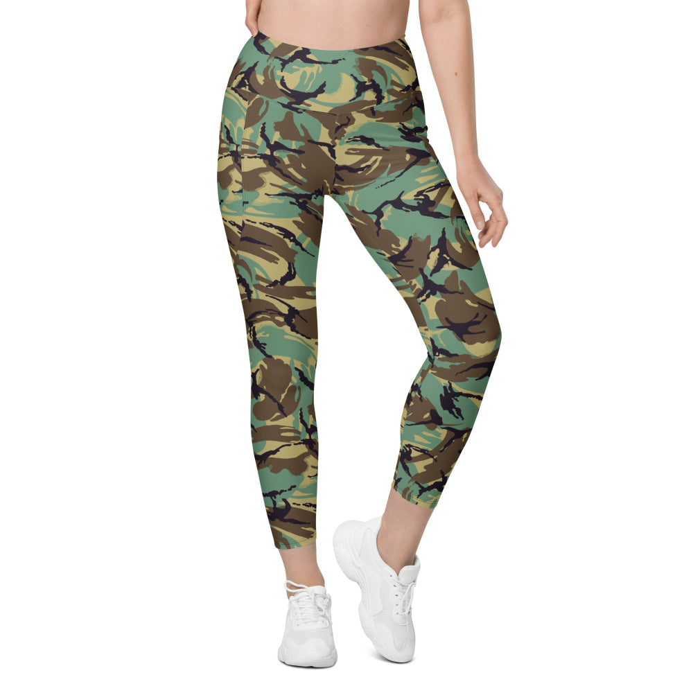 British DPM P60 Wild Geese Movie CAMO Leggings with pockets - Womens With Pockets