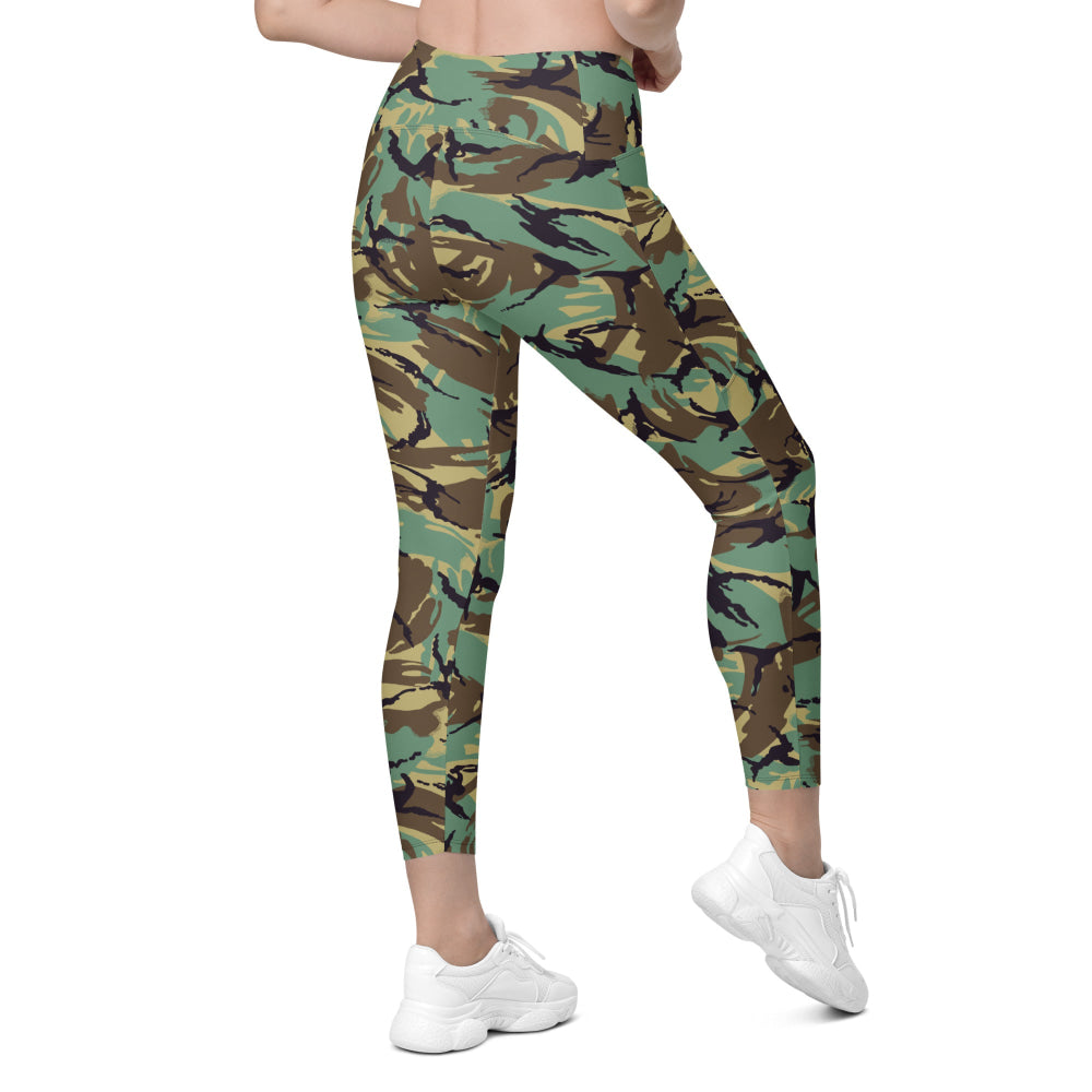 British DPM P60 Wild Geese Movie CAMO Leggings with pockets - Womens With Pockets