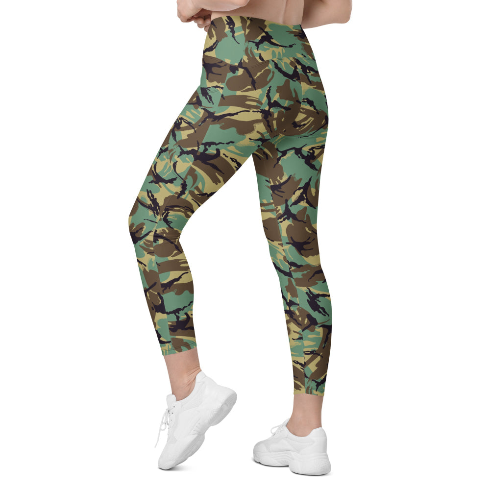 British DPM P60 Wild Geese Movie CAMO Leggings with pockets - Womens With Pockets