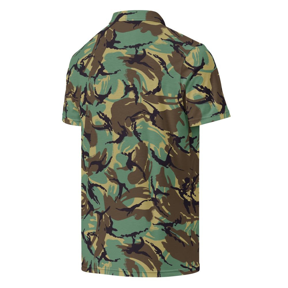 British DPM P60 Wild Geese Movie CAMO Men’s slim fit polo - Mens Slim Fit Polo