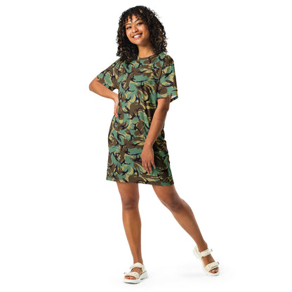 British DPM P60 Wild Geese Movie CAMO T-shirt dress - Womens T-Shirt Dress