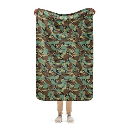 British DPM P60 Wild Geese Movie CAMO Sherpa blanket - 37″×57″ - Blanket