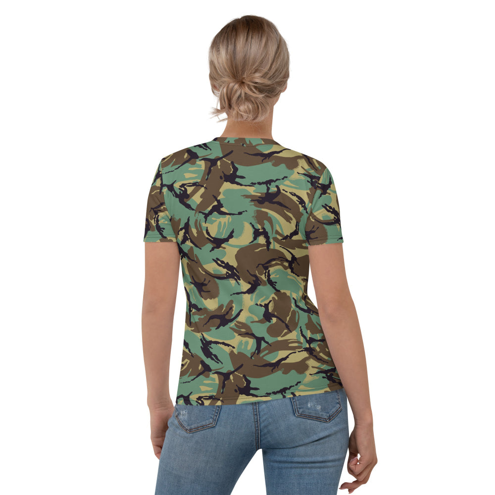 British DPM P60 Wild Geese Movie CAMO Women’s T-shirt - Womens T-Shirt