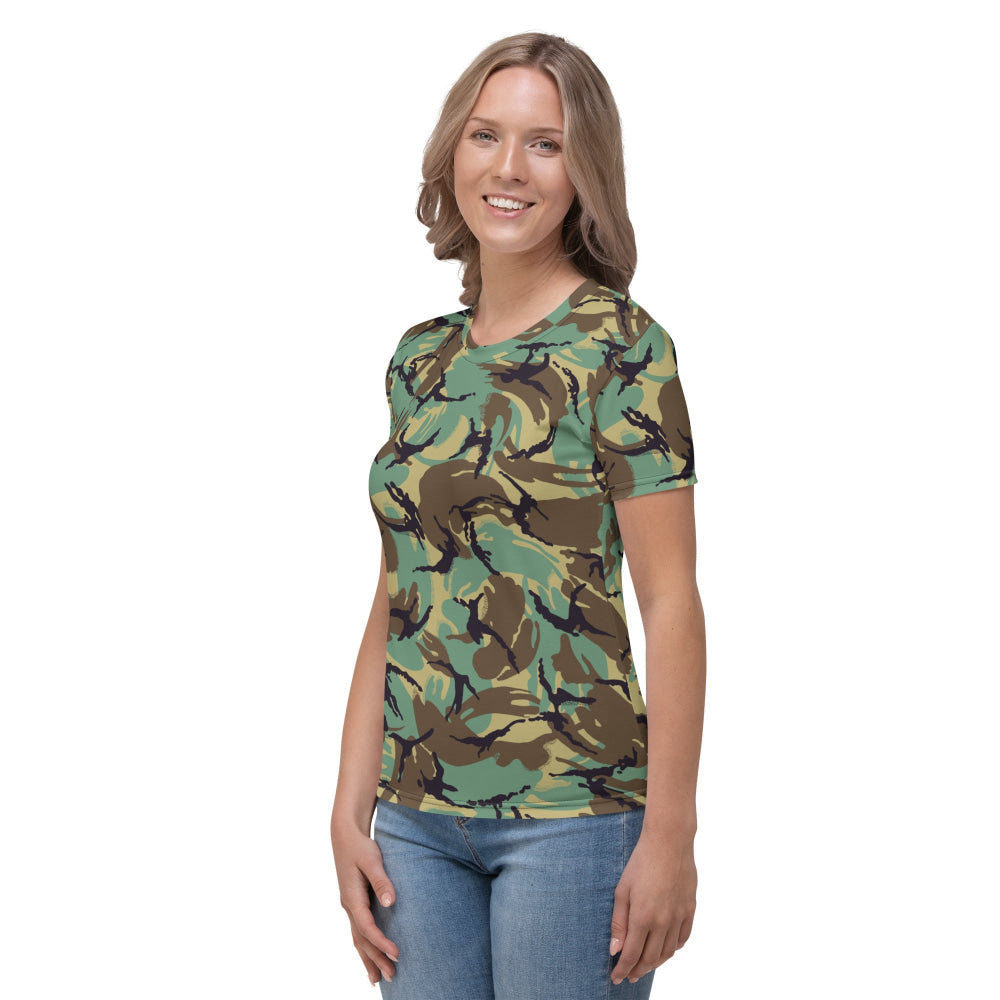 British DPM P60 Wild Geese Movie CAMO Women’s T-shirt - Womens T-Shirt