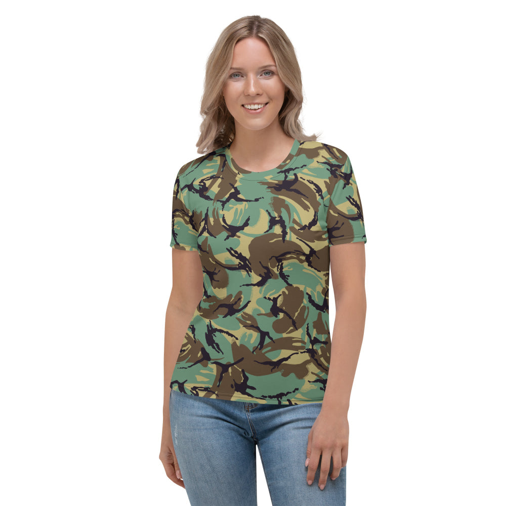 British DPM P60 Wild Geese Movie CAMO Women’s T-shirt - XS - Womens T-Shirt